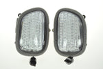 Bright2wheels Honda Goldwing 01-17 GL1800 Gold Wing Mirror LED front turn signals with daytime running white LED