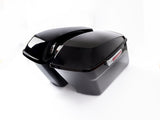 Sacs de selle dur pour les modèles Harley Touring (2014+) noir vif