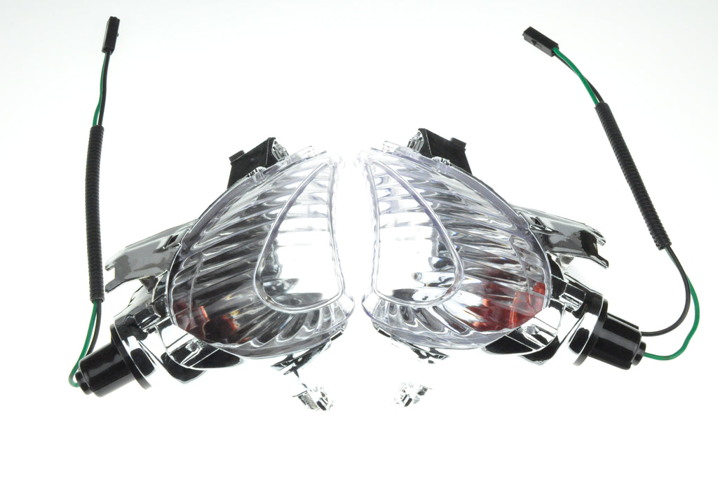 thumbnail image 2 of SMT-Turn Signals For 1999-2007 Suzuki Hayabusa GSXR1300 - Clear Front Turn Signals, Direct Replacement Pair 2 of 10