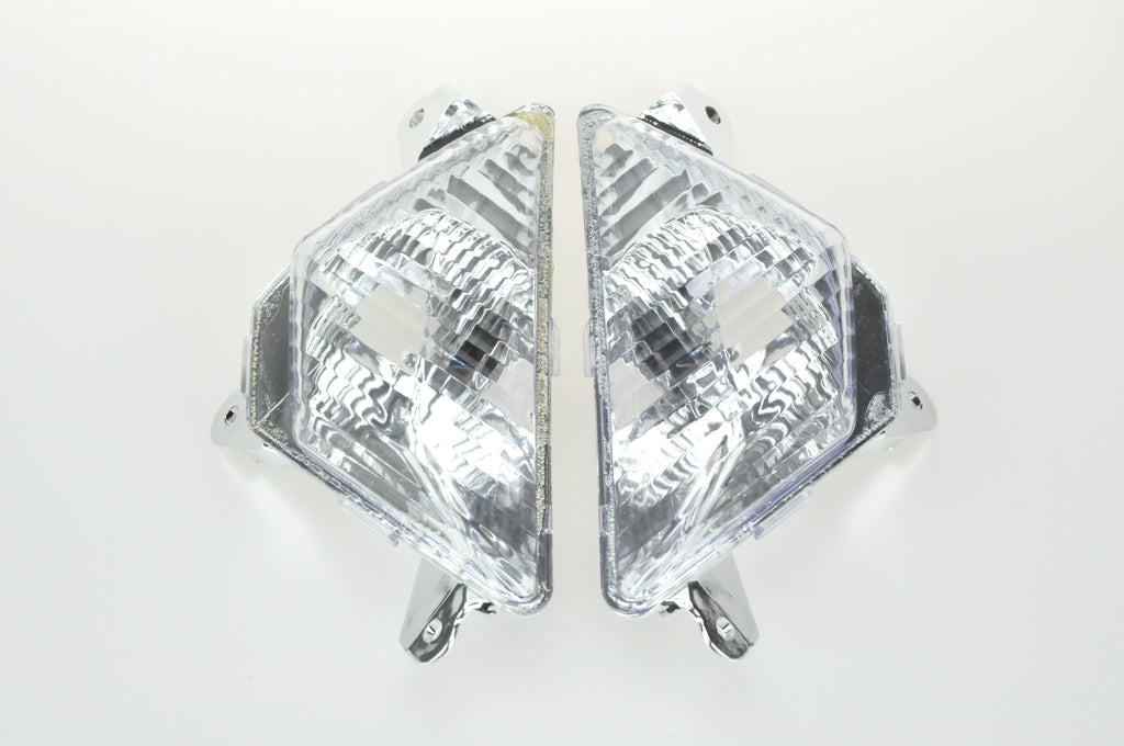 Bright2wheels Front Turn Signal Lenses – Fits Kawasaki Ninja 250, 400R, 650, ZX-6R & ZX-10R