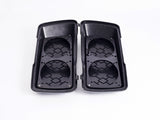 Hard duel 6"9" Speaker Lids Harley Touring models (vivid black)